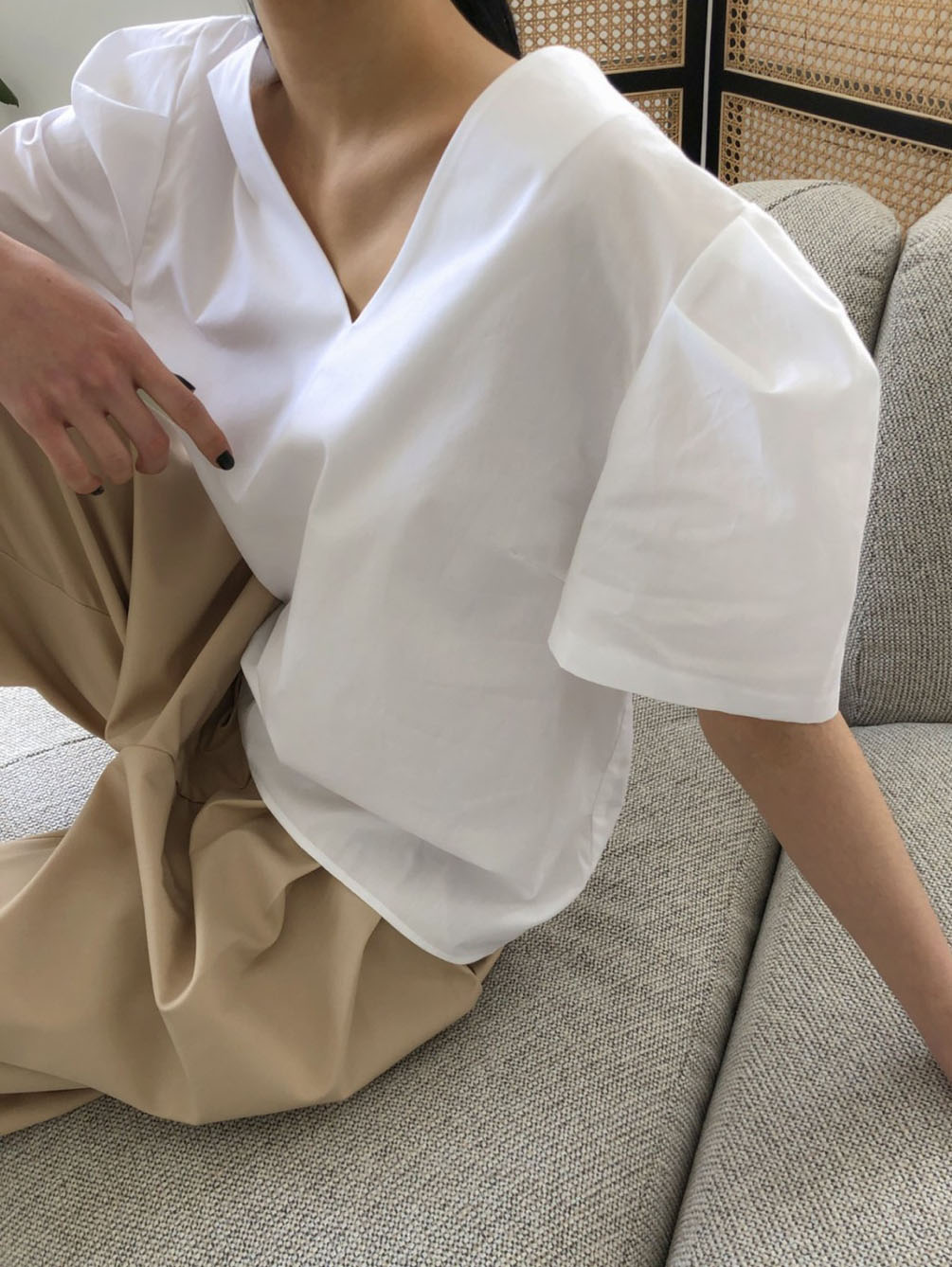 prff  blouse-white