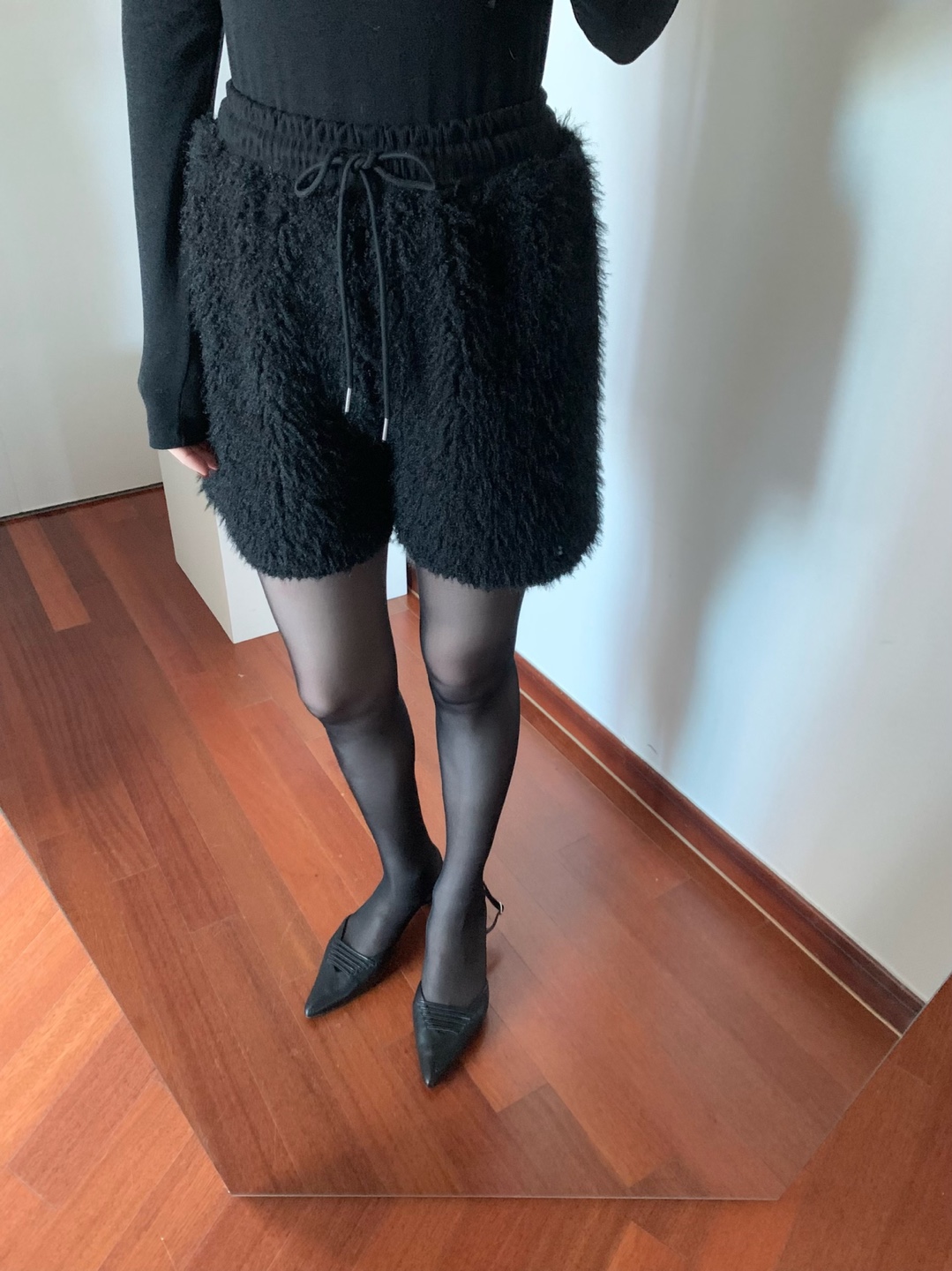 poodle shorts-black(15일pm11시마감)