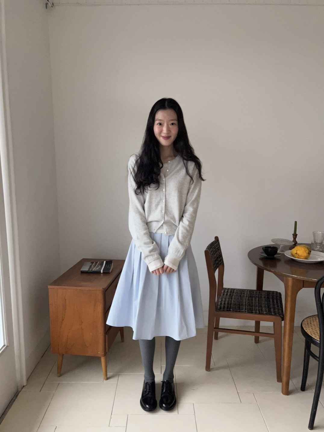 cotton pleats skirt(15일pm8마감)